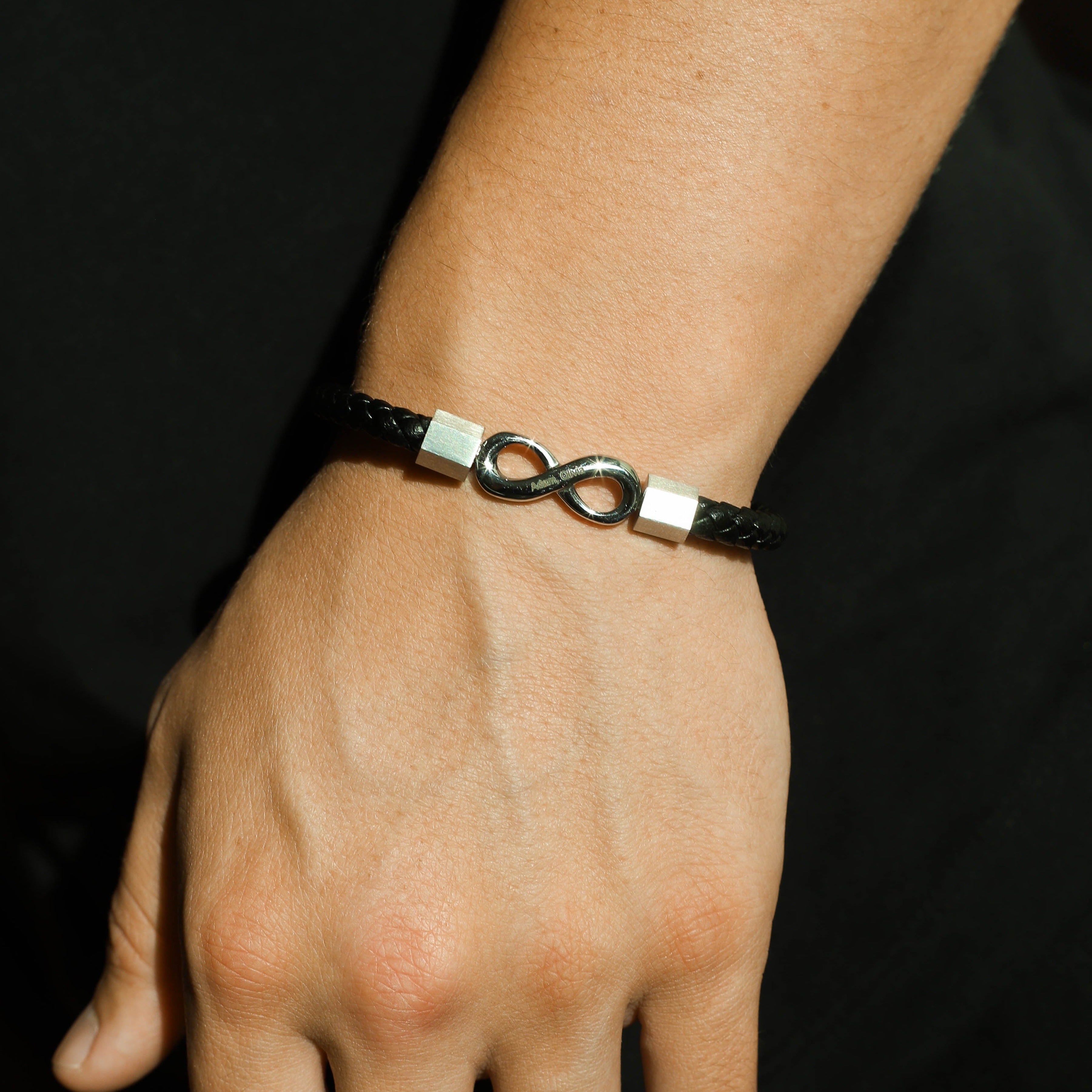 "To My Man" Infinite Love Customized Bracelet