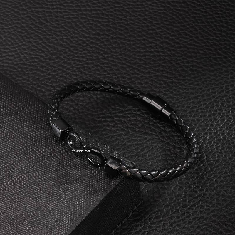 "To My Man" - Infinite Love Names Engraved Bracelet