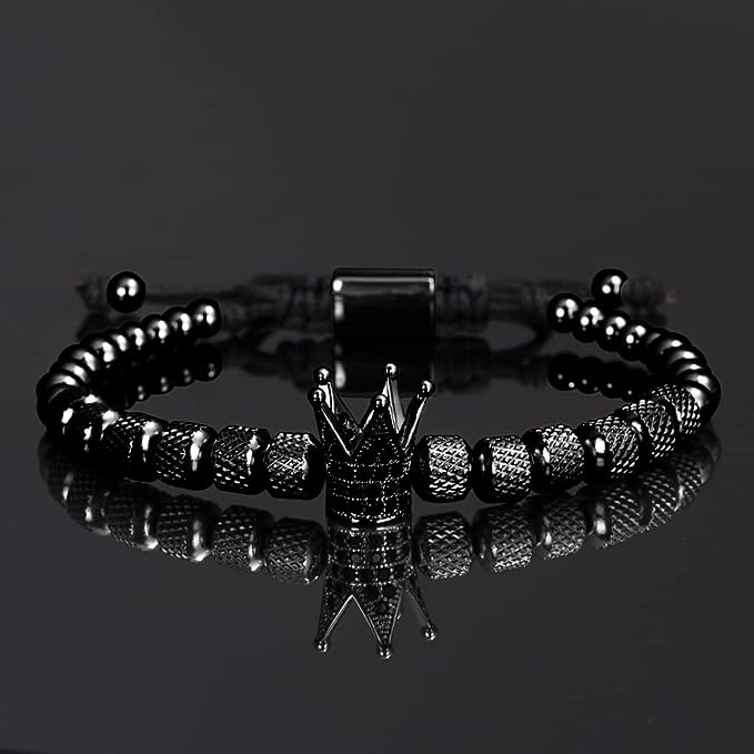 "To My Man" - Crown Bracelet Set [+ FREE GIFT]