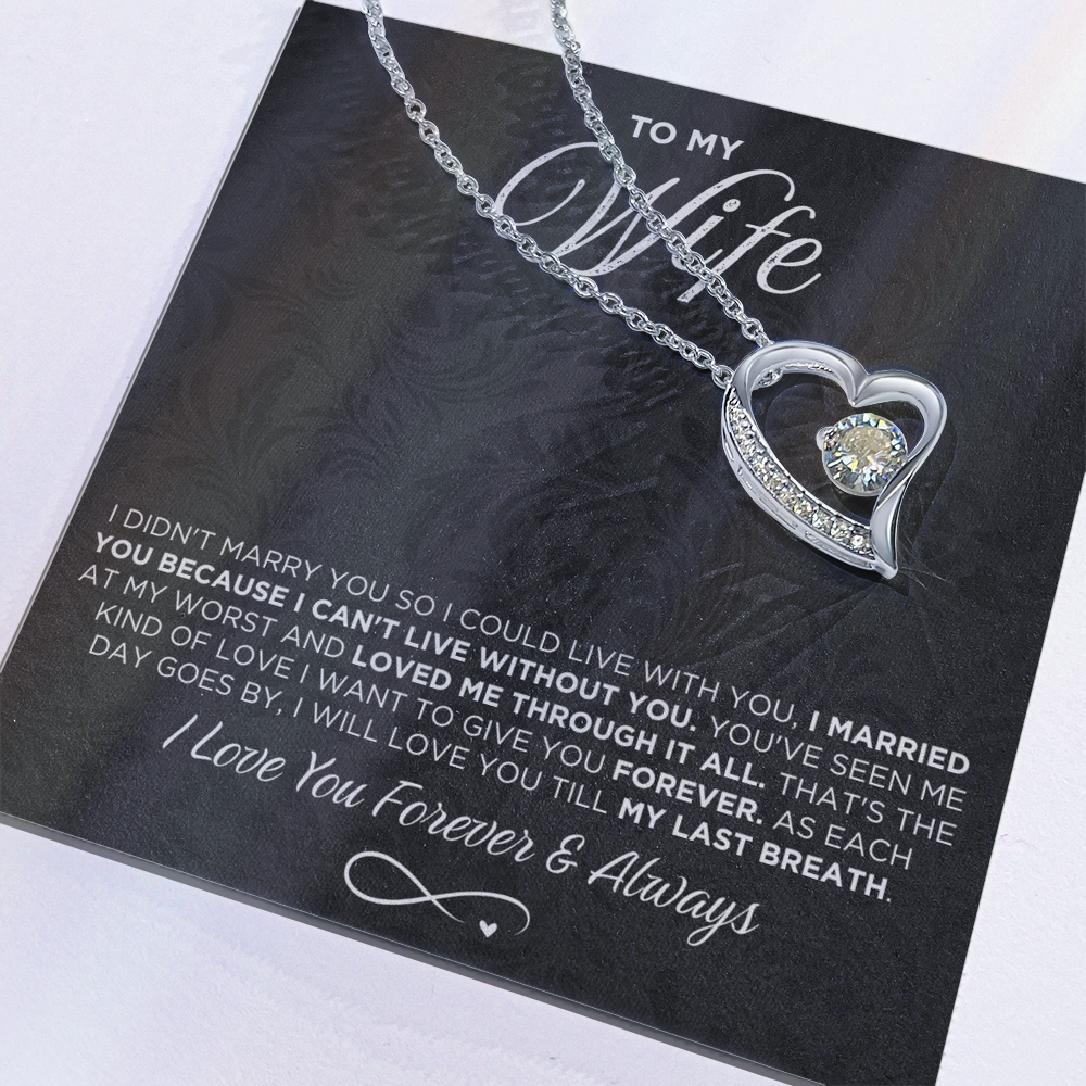 "To My Wife" - Eternal Love Necklace
