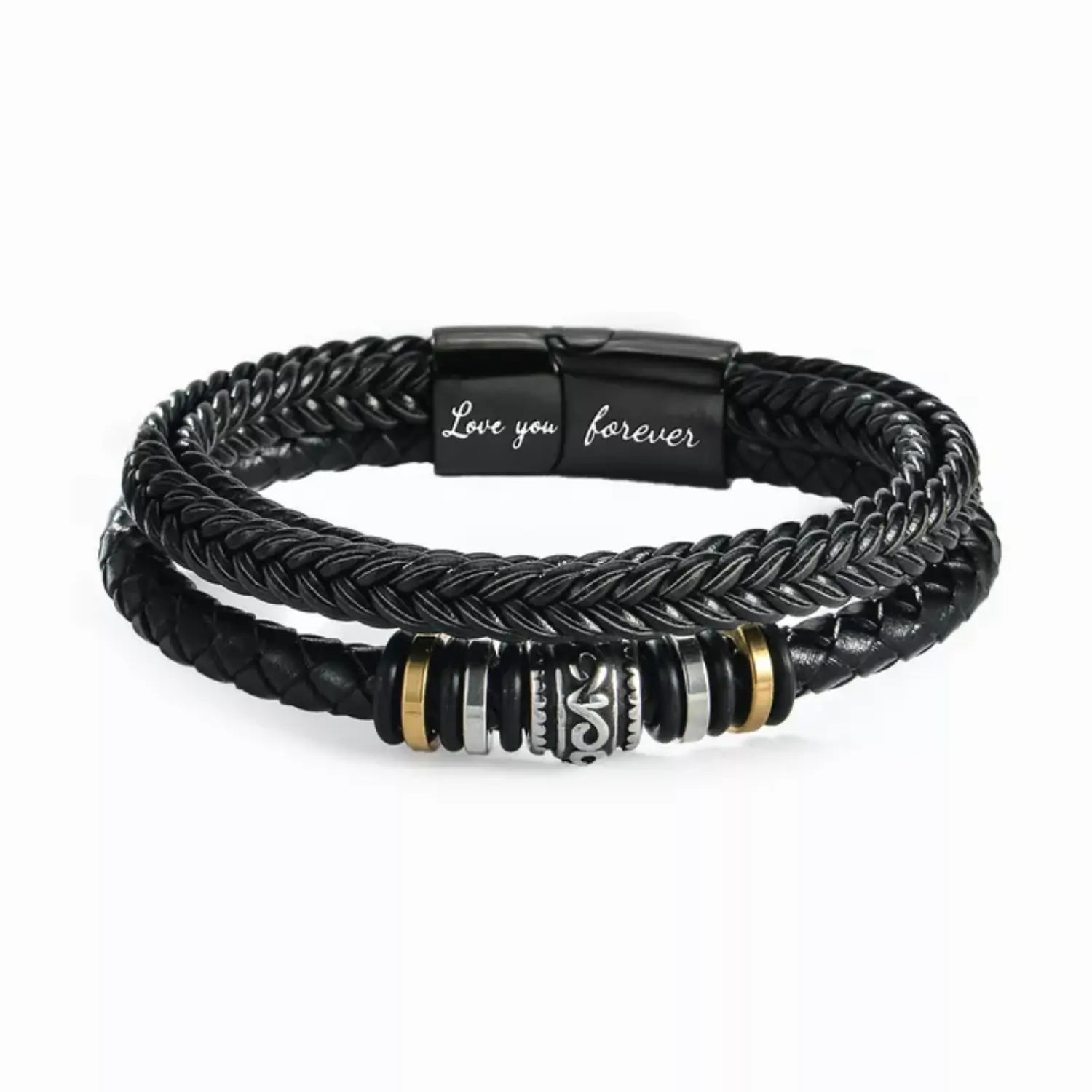To My Son - "Love You Forever" Bracelet Set