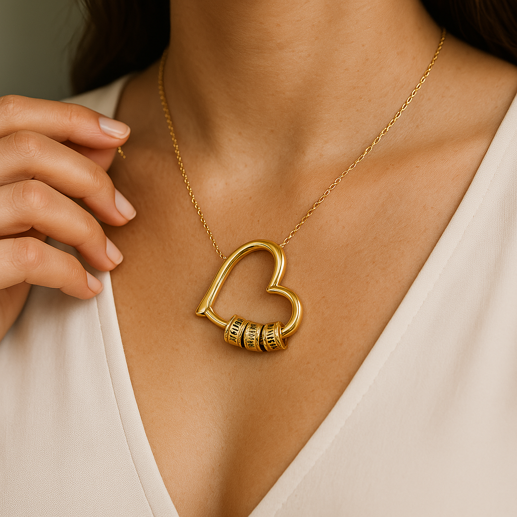 "Heart of the Family" Necklace with LED Gift Box