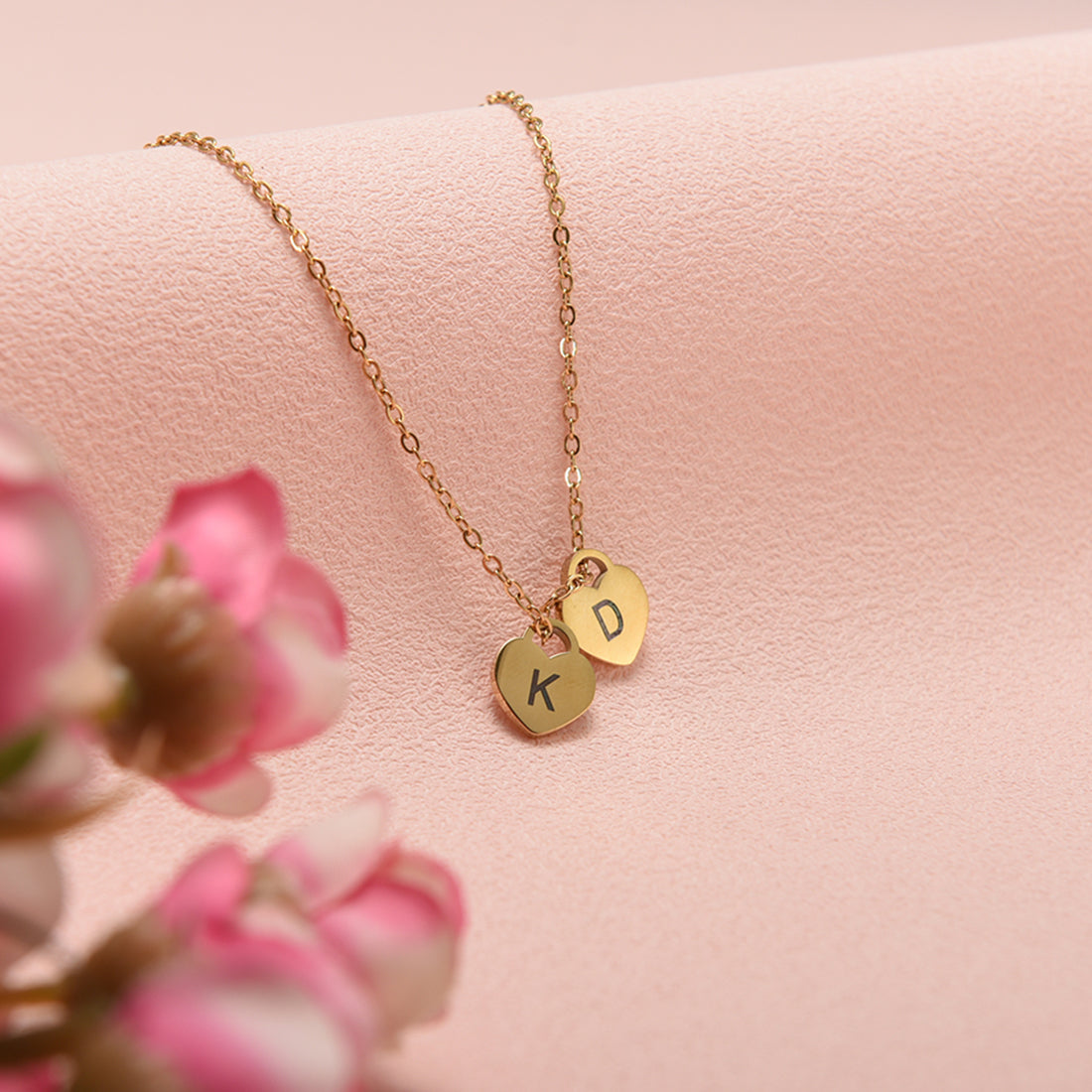 "Hearts Locked Forever" – Personalized Necklace & Luxury LED Gift Box