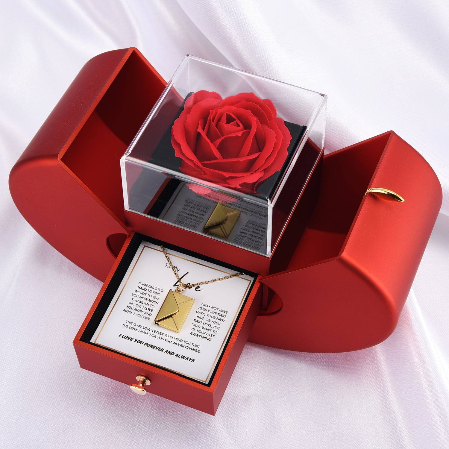 Forever Yours - Personalized Love Letter Necklace with a Luxury Box