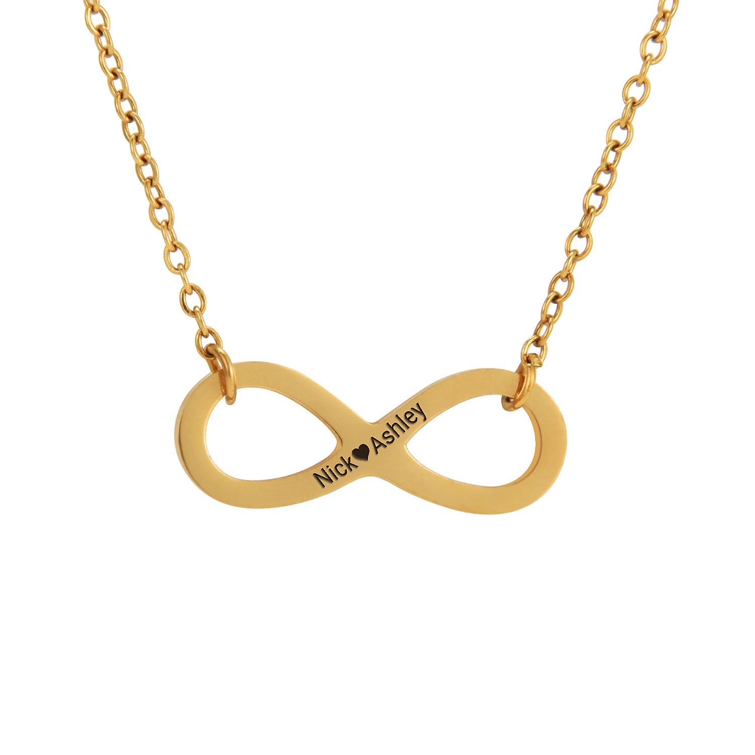 "Forever Connected" - Necklace with Custom Engraving in Luxury LED Box