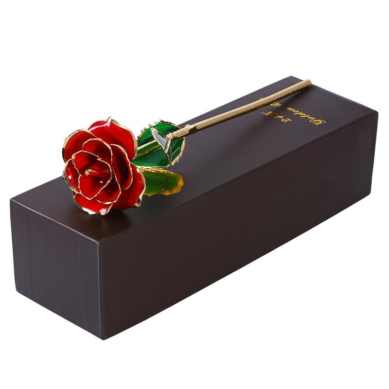 24K Gold Eternity Rose