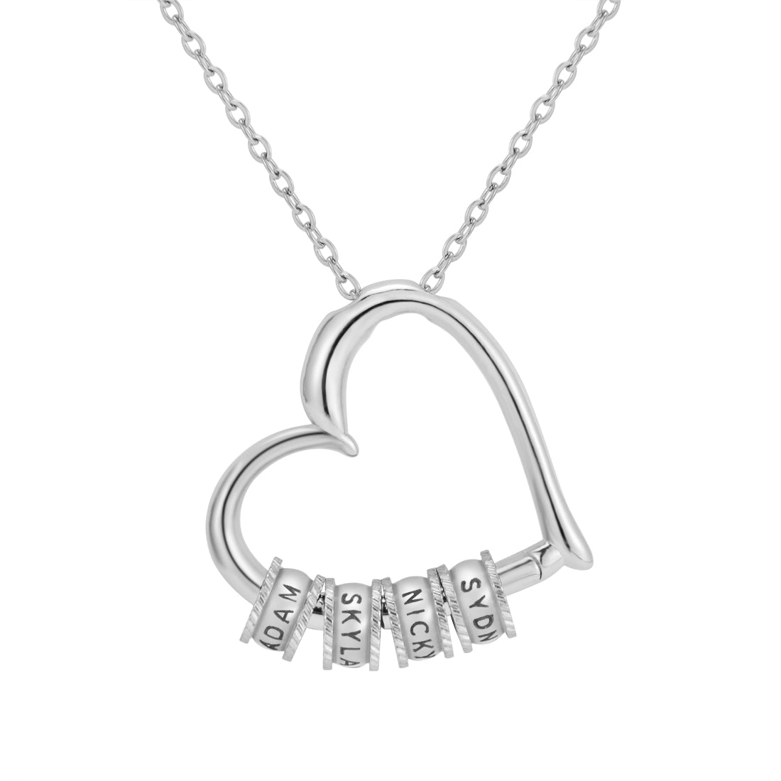 Heart of Our Family – Personalized Necklace with Luxury LED Box