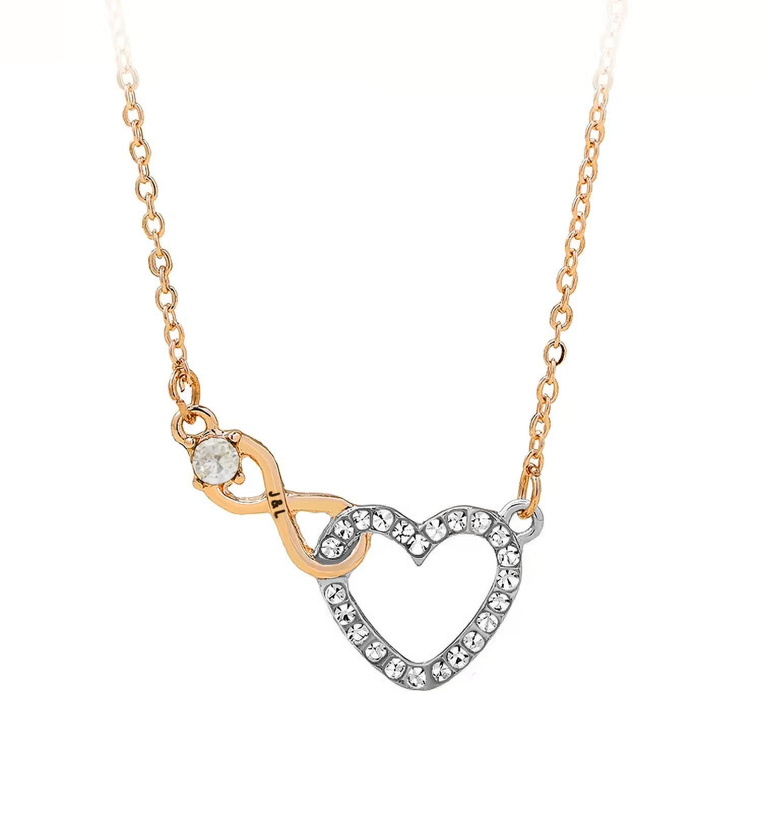 Forever Linked – Personalized Infinity Heart Necklace