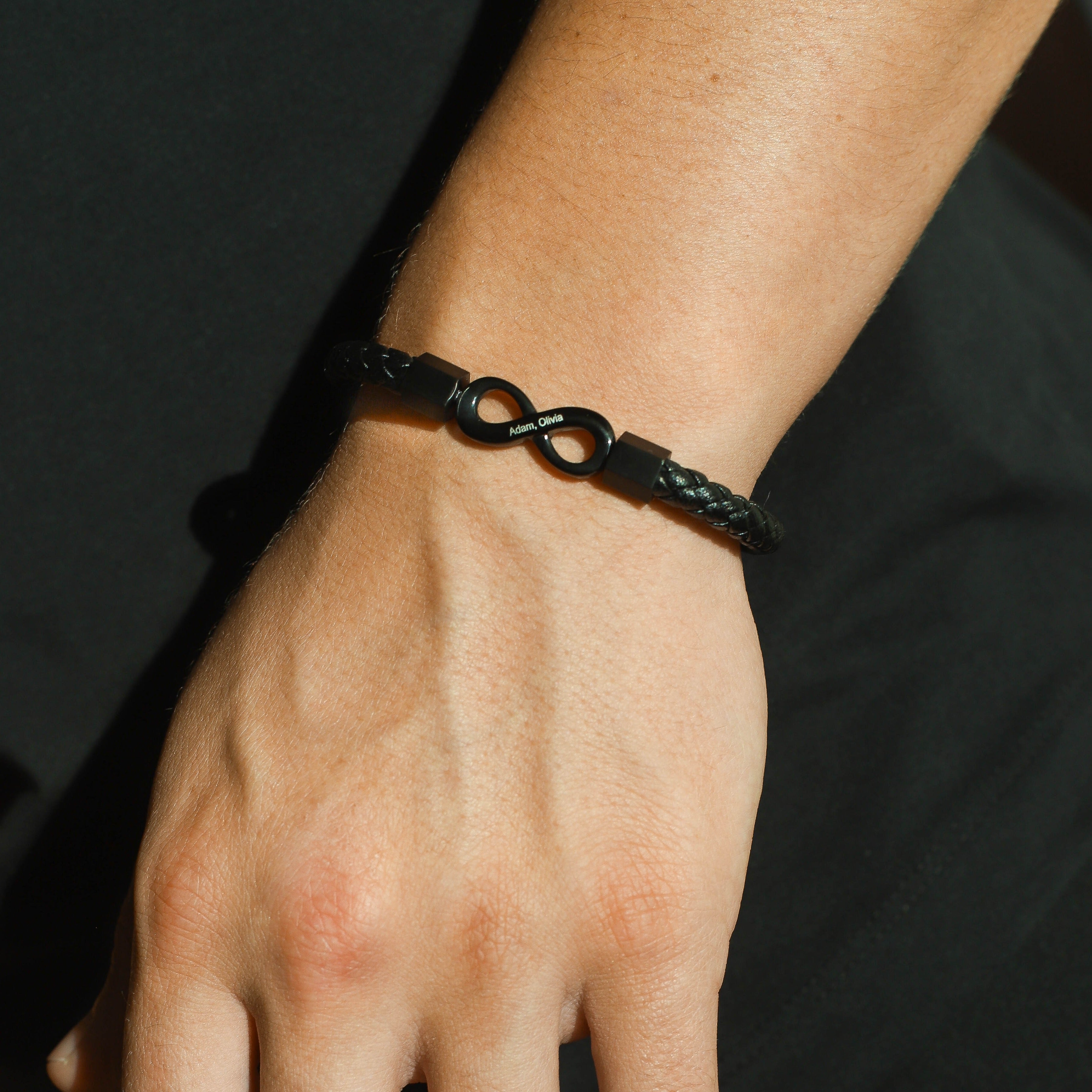 "To My Man" Infinite Love Customized Bracelet