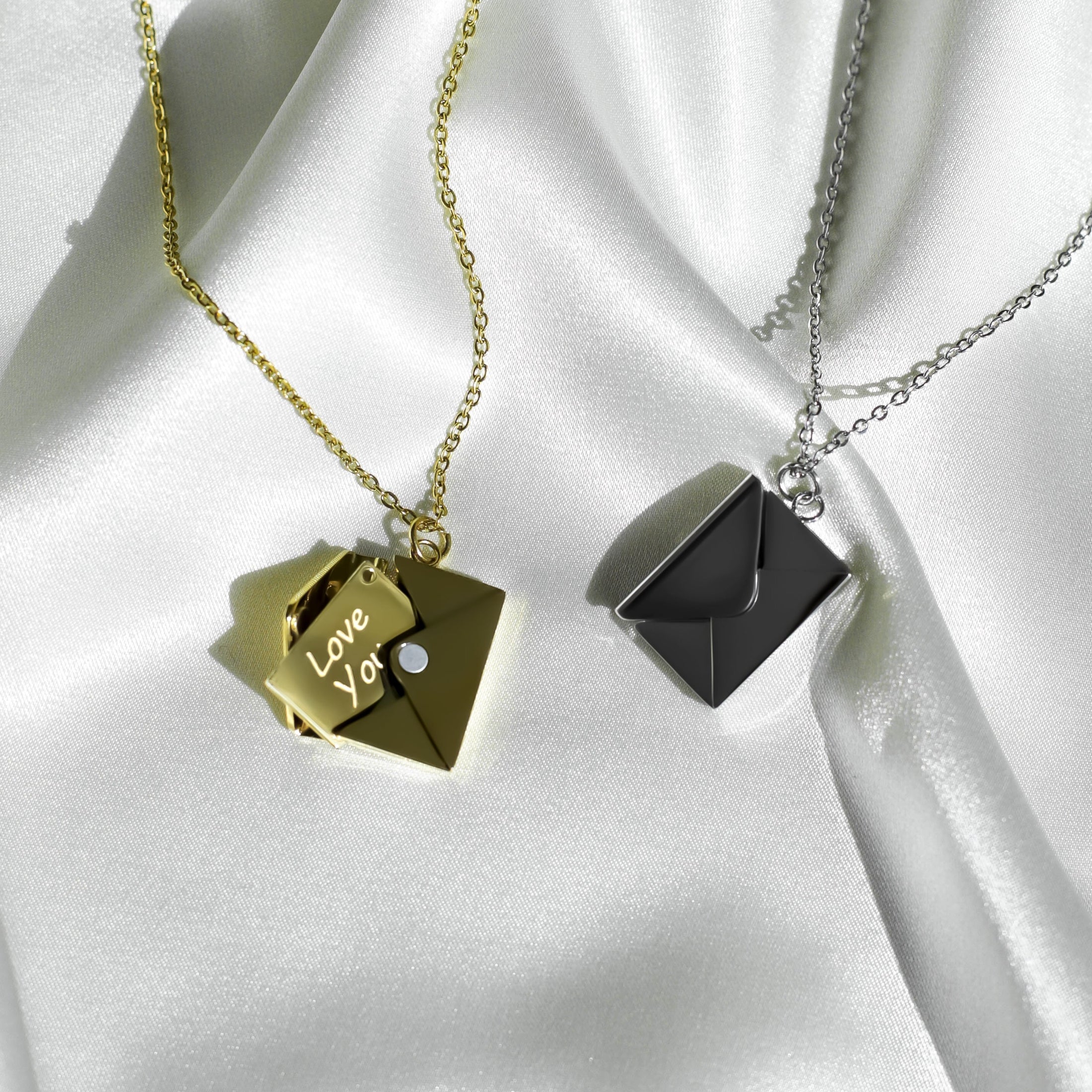 Eternal Promise - Love Letter Necklace & Forever Rose Gift Set