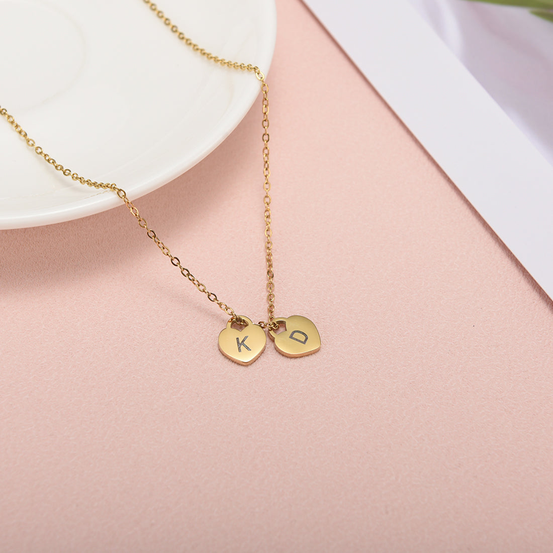 "Hearts Locked Forever" – Personalized Necklace & Luxury LED Gift Box