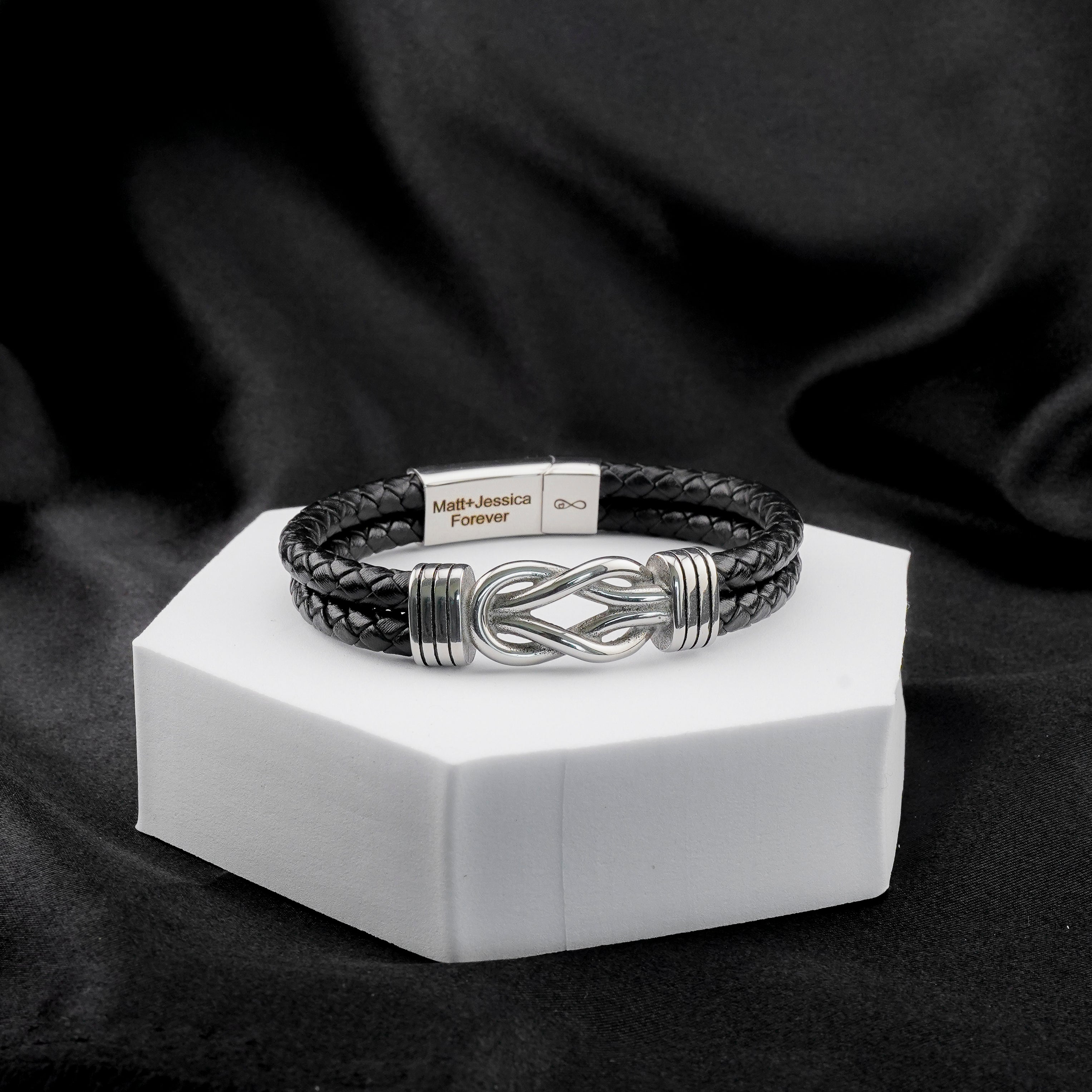 "To My Man" Forever Tied In Love Bracelet Set