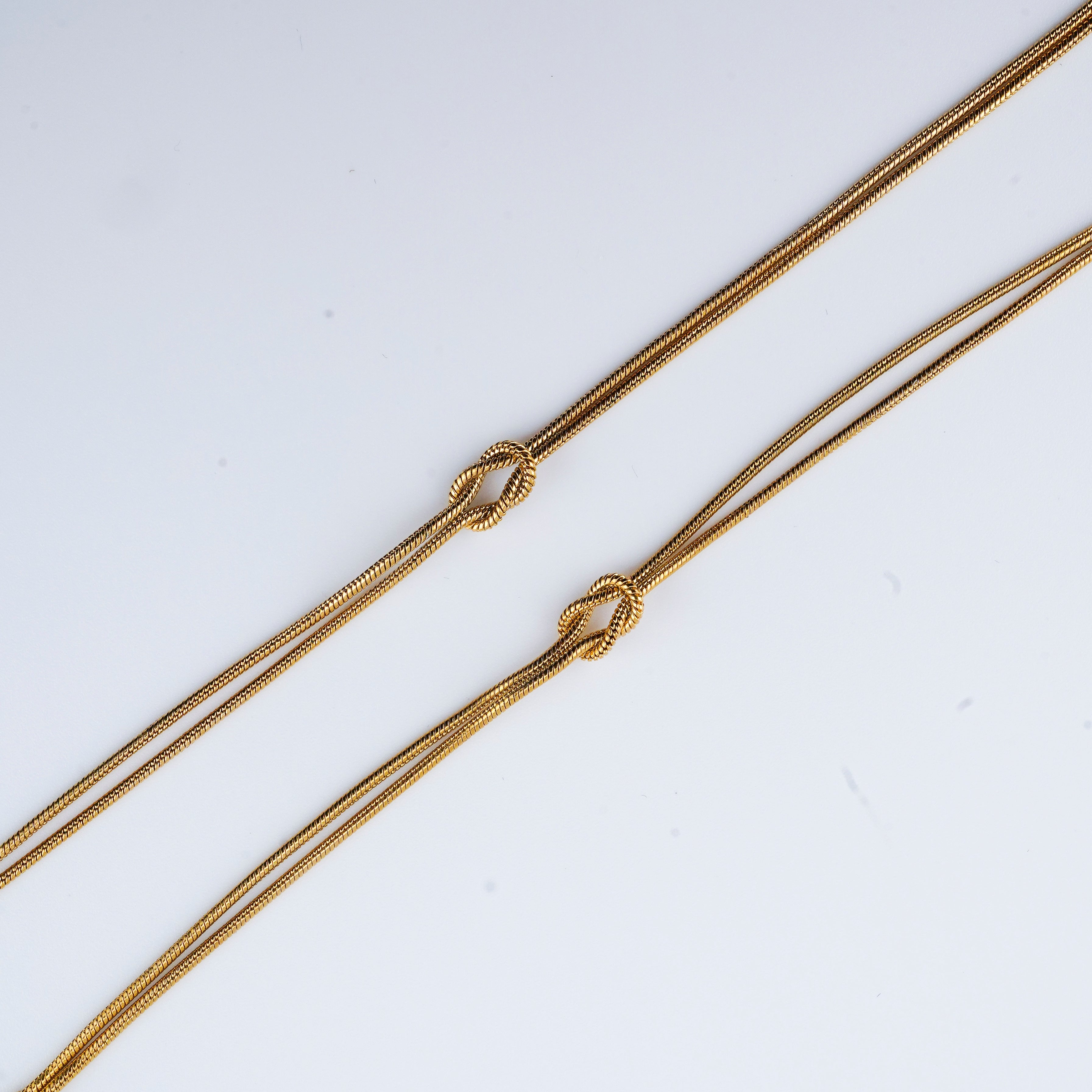 "Always Connected" His & Hers Knot Bracelets
