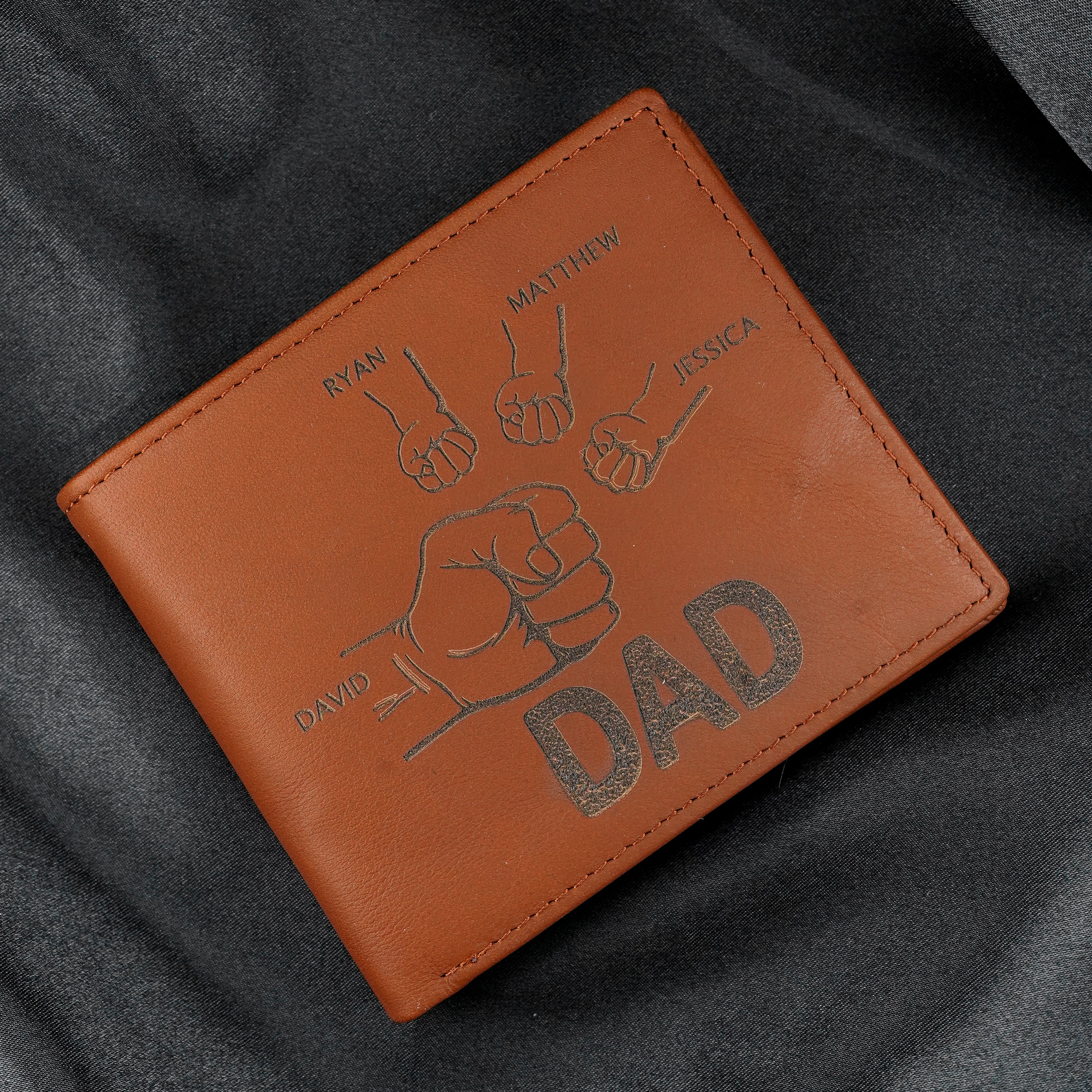 Fist Bump Wallet for Dad
