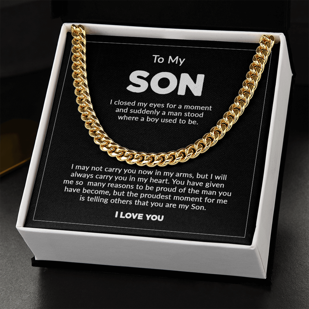 To My Son - "I Closed My Eyes..." Chain