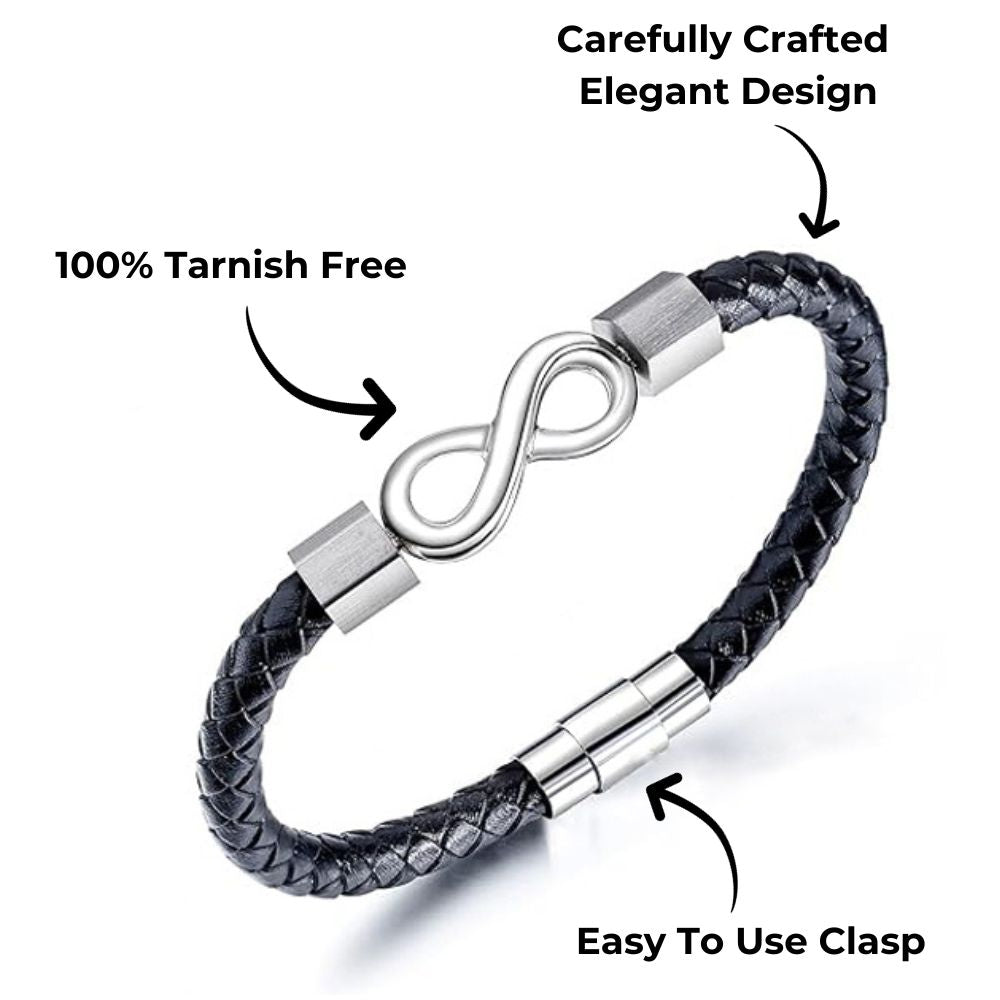 "To My Man" Infinite Love Customized Bracelet